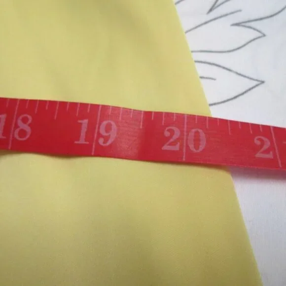 SAM EDELMAN Sleeveless Tiered Blouson Dress-Size 10-Banana NWT - Picture 12 of 14